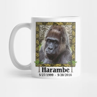 Harambe Memorial We Love You Rest In Peace Mug